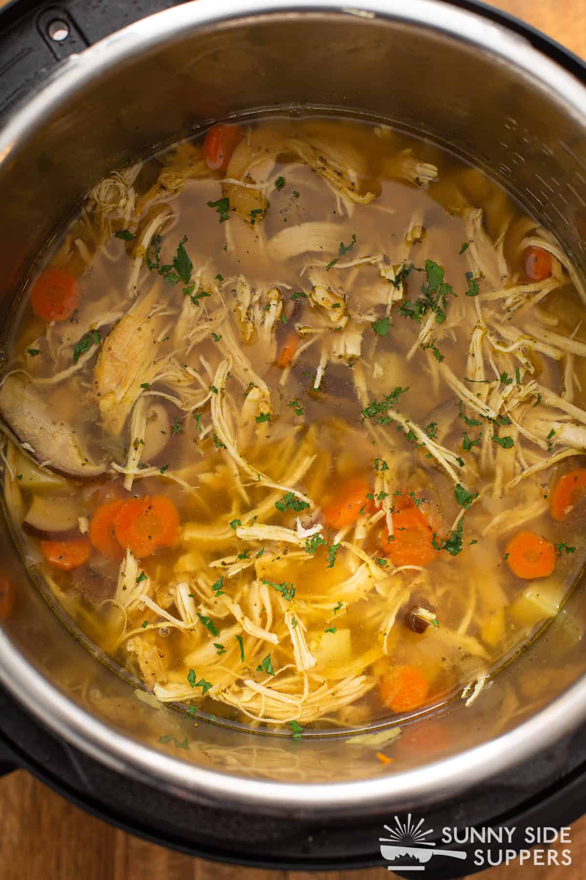 Instant Pot Chicken Soup | Sunny Side Suppers