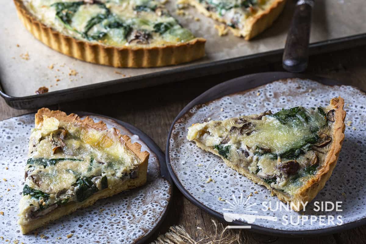 Easy Spinach Mushroom Quiche Sunny Side Suppers